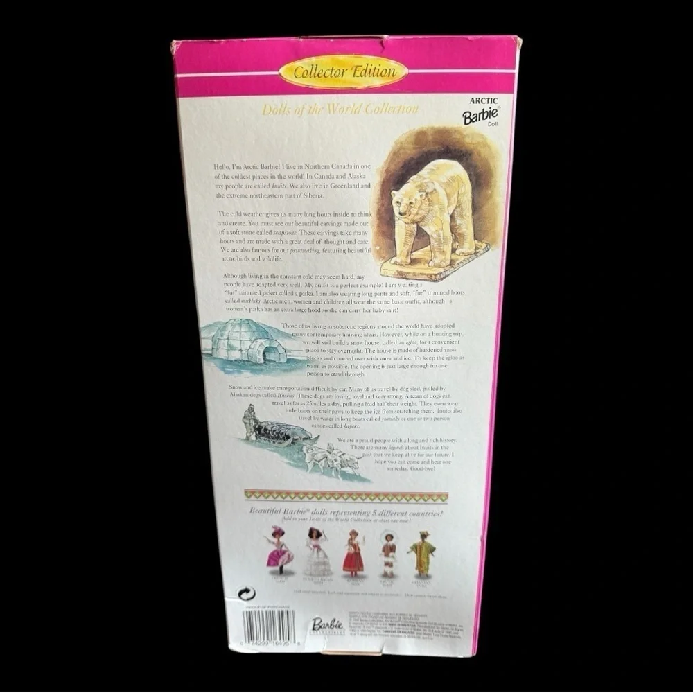 Arctic Barbie - 1996 - Dolls of the World Collection - New In Box
